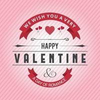 feliz día de san valentín ilustración de amor día de san valentín conjunto tarjeta de felicitación cartel volante diseño de banner vector