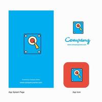 Speaker Company Logo App Icon and Splash Page Design Creative Business App Design Elements vector