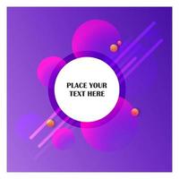 Abstract line background with purple background vector