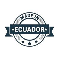 vector de diseño de sello de ecuador