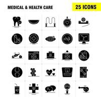 Medical And Health Care Solid Glyph Icon for Web Print and Mobile UXUI Kit Such as Medical Health Bag Kid Healthcare No Smoking Medical Pictogram Pack Vector