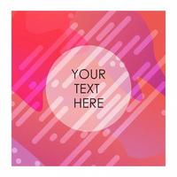 Red and White mix color background with typography vector