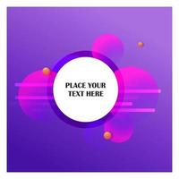 Abstract line background with purple background vector