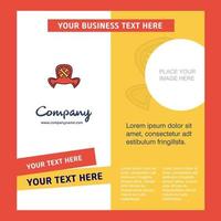 Ghost cap Company Brochure Template Vector Busienss Template