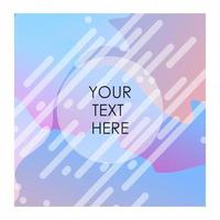 Colorful background with typography design vector