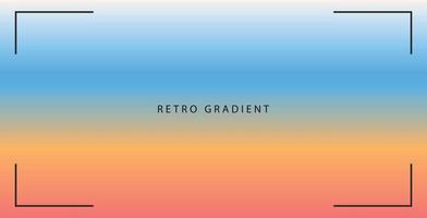 vintage retro gradient background vector