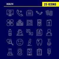 Health Line Icon for Web Print and Mobile UXUI Kit Such as Monitor Screen Healthcare Hospital Medical Telephone Phone Emergency Eps 10 Vector