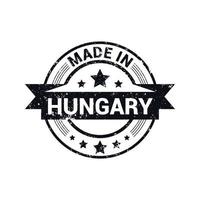 Hungary stamp design vector