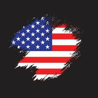 New American abstract flag vector