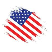 American texture flag vector design