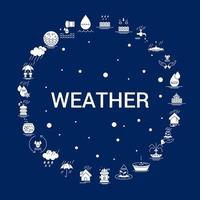 Creative Weather icon Background vector