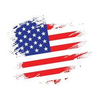 American splash flag vector