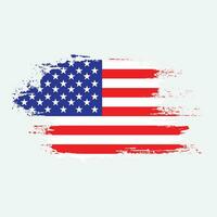 New American abstract flag vector