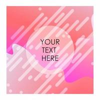 Colorful background with typography design vector