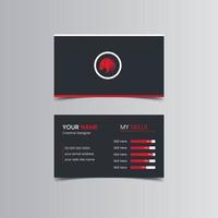 Clean and Modern Business Card. Free Download vector