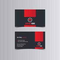 Clean and Modern Business Card. Free Download vector