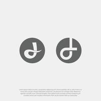 Premium Initial Letter JL or LJ logo design. Trendy awesome artistic black and white color JL LJ initial based Alphabet icon logo, combine letter L and J in one shape vector