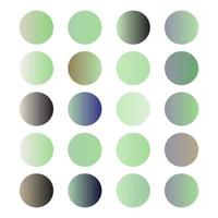 gradient color palette vector