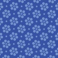 repeated blue dots on dark background flat pattern design vector