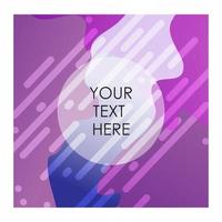 Colorful background with typography vector