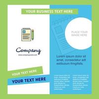 Document Company Brochure Template Vector Busienss Template