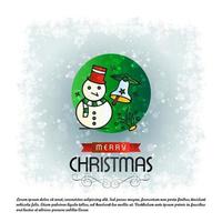 Christmas card design with elegant design and elegant background vector