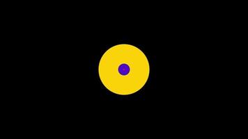 Animated colorful circle transition background video