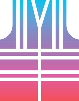protección de la construcción del chaleco - icono sólido degradado vector