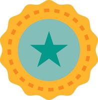 special offer star badge ecommerce - flat icon vector