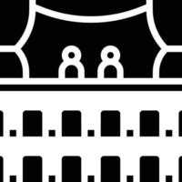theater live actor movie multimedia - solid icon vector