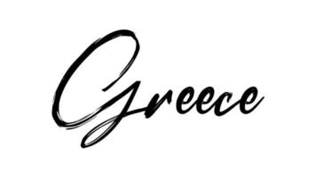 grecia texto boceto escritura video animación 4k