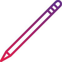 pencil stationery create - gradient icon vector