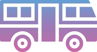 transport vehicle bus city automobile public transport transportation architecture and city - gradient solid icon vector