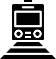 transport train railway public transportation subway - solid icon vector