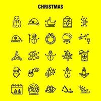 los iconos de línea de navidad establecidos para el kit de uxui móvil de infografía y el diseño de impresión incluyen santa claus inviernos de navidad de santa santa claus colección de santa logotipo y pictograma de infografía moderna vector