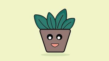 cute plant vector