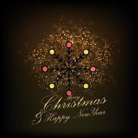 Merry Christmas and Happy new Year Abstract Glitter background vector