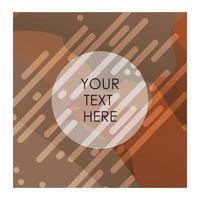 Brown and white pattern background vector