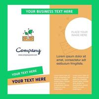 Plant Company Brochure Template Vector Busienss Template