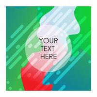 Colorful background with typography vector