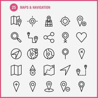 Maps And Navigation Line Icon Pack For Designers And Developers Icons Of Gps Delete Map Maps Navigation Compass Gps Heading Vector