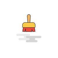 Flat Brush Icon Vector