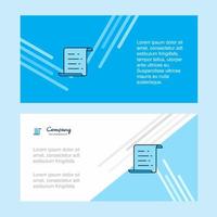 Text document abstract corporate business banner template horizontal advertising business banner vector