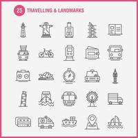 Travelling And Landmarks Line Icon for Web Print and Mobile UXUI Kit Such as Card Credit Credit Card Money Wallet Money Cash Pictogram Pack Vector