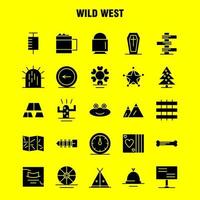 Wild West Solid Glyph Icon for Web Print and Mobile UXUI Kit Such as Landscape Montana Mountain Mountains Wild Flower West Wild Pictogram Pack Vector