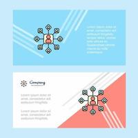 Network abstract corporate business banner template horizontal advertising business banner vector