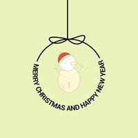 Merry Christmas Beautiful Card Background vector