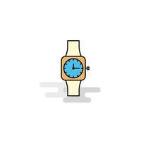 vector de icono de reloj plano