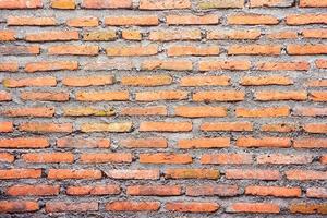 red brick old wall texture background photo