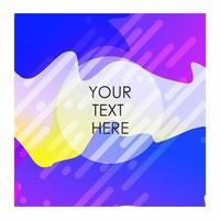 Colorful background with typography design vector